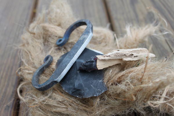 Steel Flint Tinder Deluxe Flint and Steel Fire Kit Instructions and More! 